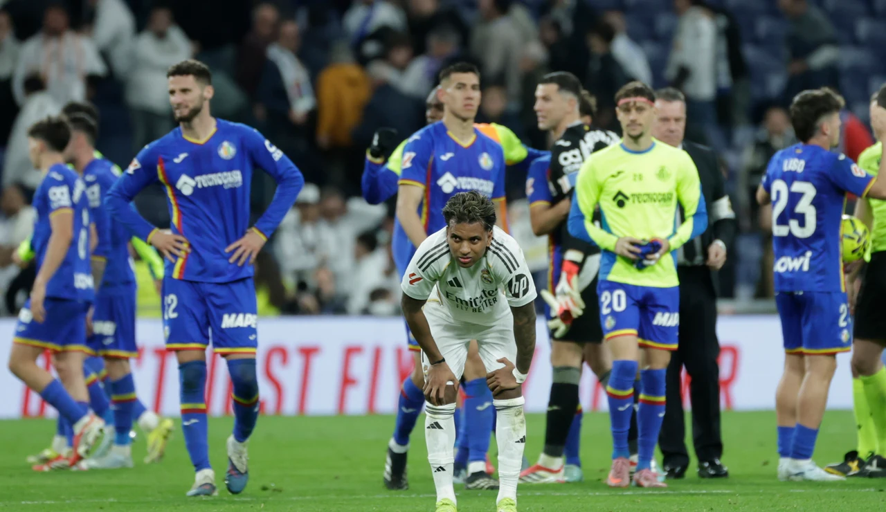 Rodrygo, tras el final del partido ante el Getafe