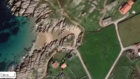 La zona del accidente La zona del accidente