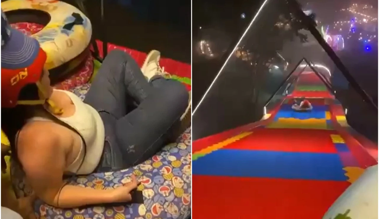 Imágenes previas al accidente