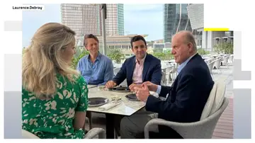 Imagen de archivo del rey Juan Carlos I en Abu Dabi. Imagen de archivo del rey Juan Carlos I en Abu Dabi.