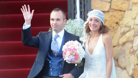 Andrés Iniesta y Anna Ortiz en su boda Andrés Iniesta y Anna Ortiz en su boda