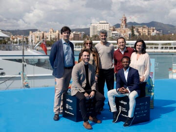El equipo de Viaje al pa&iacute;s de los blancos en el Festival de M&aacute;laga