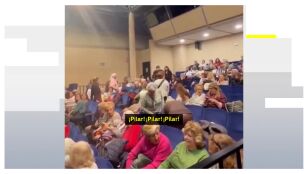 Enfrentamiento en una obra de teatro en Collado Villalba