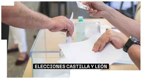 Una urna en las elecciones de Castilla y León Una urna en las elecciones de Castilla y León