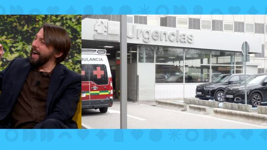 Los 'sintecho' duermen en el hospital.