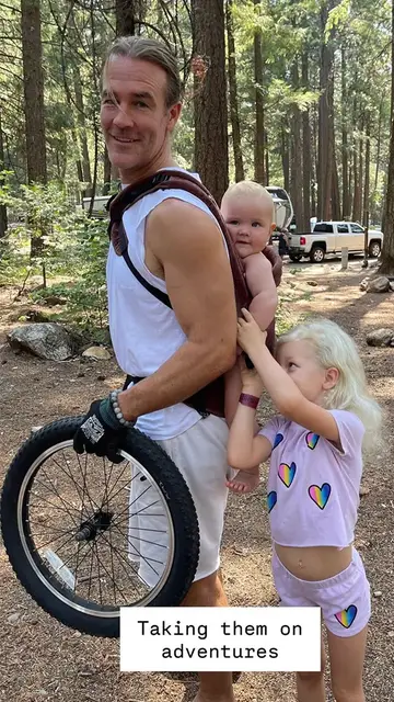 James Van Der Beek con sus hijas James Van Der Beek con sus hijas
