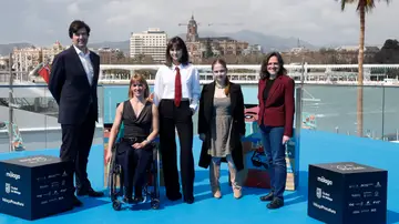 El equipo de Todos los colores en el Festival de Málaga El equipo de Todos los colores en el Festival de Málaga