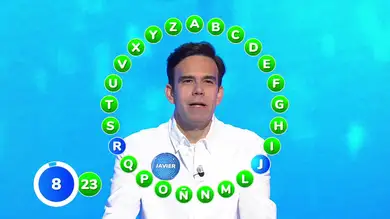 Javier, lanzado al bote en El Rosco tras firmar 23 aciertos sólo en la primera vuelta Javier, lanzado al bote en El Rosco tras firmar 23 aciertos sólo en la primera vuelta