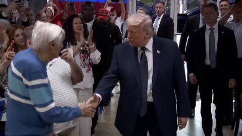 Donald Trump en 'El Arepazo'