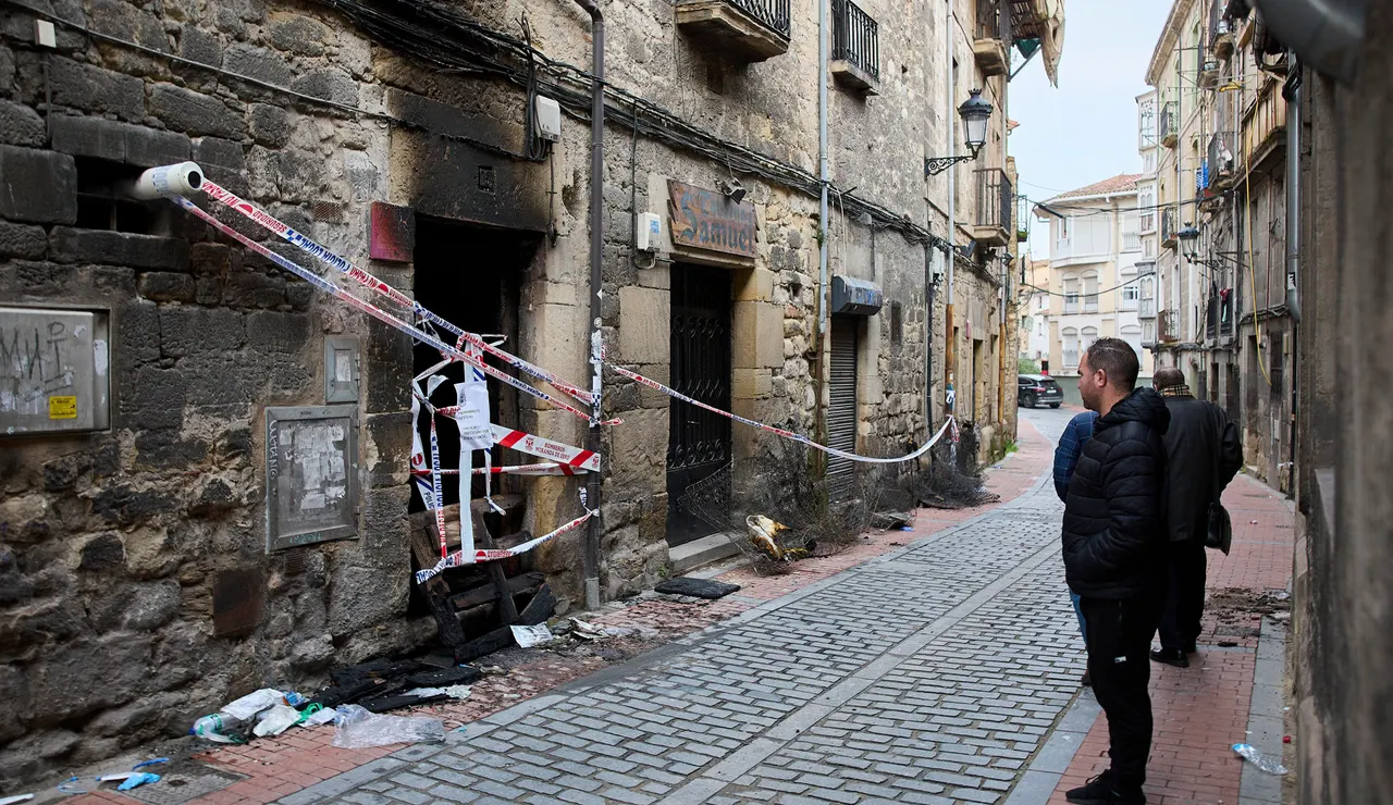 Incendio en Miranda de Ebro