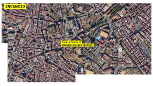 Incendio en Miranda de Ebro