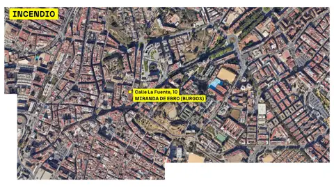 Incendio en Miranda de Ebro Incendio en Miranda de Ebro