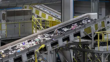 Cinta transportadora de residuos Cinta transportadora de residuos