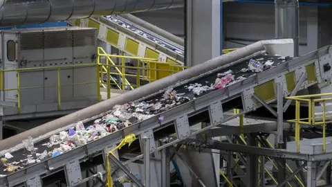 Cinta transportadora de residuos Cinta transportadora de residuos