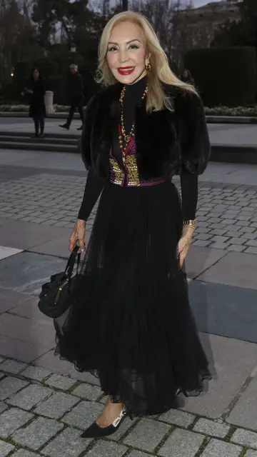 Carmen Lomana en el Teatro Real Carmen Lomana en el Teatro Real