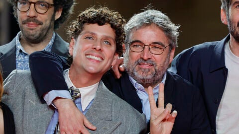 Eduardo Casanova y Jordi Ébole en el Festival de Málaga presentando Sidosa