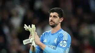 Courtois tras la victoria ante el City en Champions Courtois tras la victoria ante el City en Champions
