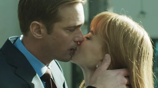 Nicole Kidman como Celeste Wright y Alexander Skarsgård como Perry Wright en Big Little Lies Nicole Kidman como Celeste Wright y Alexander Skarsgård como Perry Wright en Big Little Lies