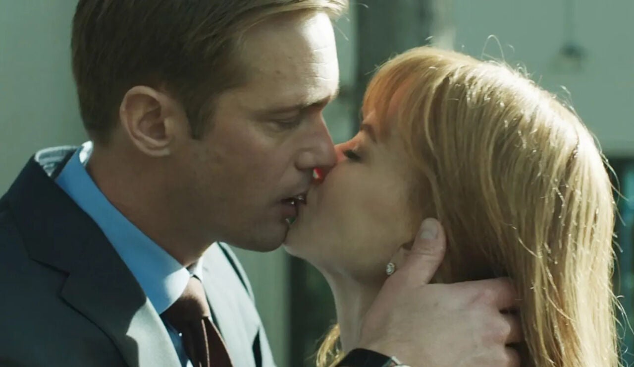 Nicole Kidman como Celeste Wright y Alexander Skarsg&aring;rd como Perry Wright en Big Little Lies