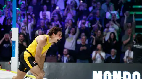 Armand Duplantis tras lograr saltar 6,31 metros en la reunión Mondo Classic de Uppsala Armand Duplantis tras lograr saltar 6,31 metros en la reunión Mondo Classic de Uppsala