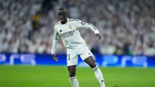 Ferland Mendy, en el partido ante el Manchester City Ferland Mendy, en el partido ante el Manchester City