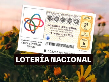 Sorteo Loter&iacute;a Nacional: Comprobar d&eacute;cimo de hoy s&aacute;bado 14 de marzo, en directo