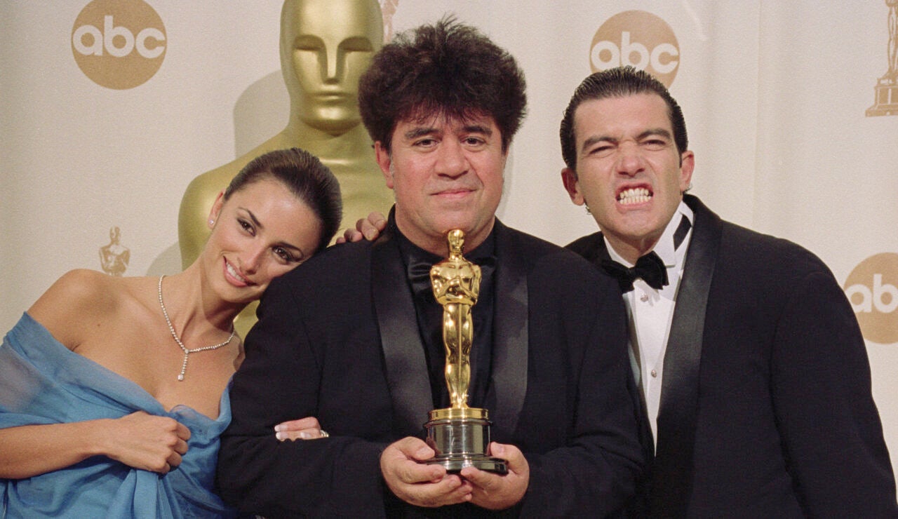 Pen&eacute;lope Cruz, Almod&oacute;var y Antonio Banderas en los Oscar