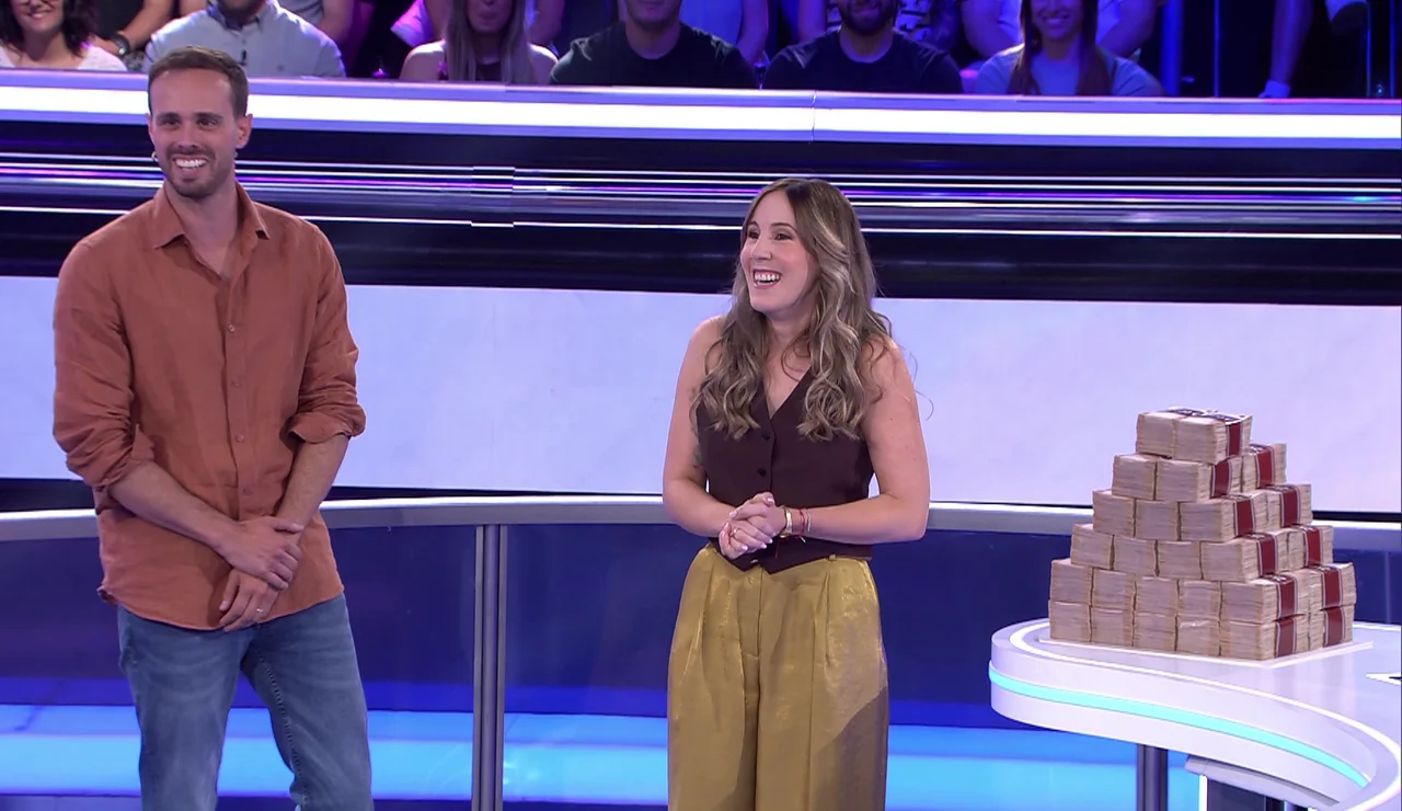Jose y Sandra, concursantes de Atrapa un millón