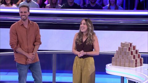 Jose y Sandra, concursantes de Atrapa un mill&oacute;n