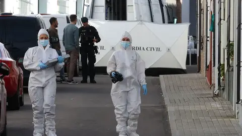 La Guardia Civil en Hornachos (Badajoz) La Guardia Civil en Hornachos (Badajoz)