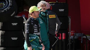 Fernando Alonso durante el GP de China