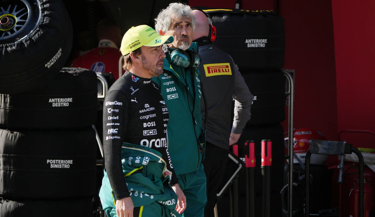 Fernando Alonso durante el GP de China