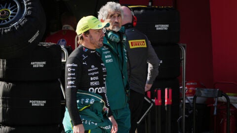 Fernando Alonso durante el GP de China