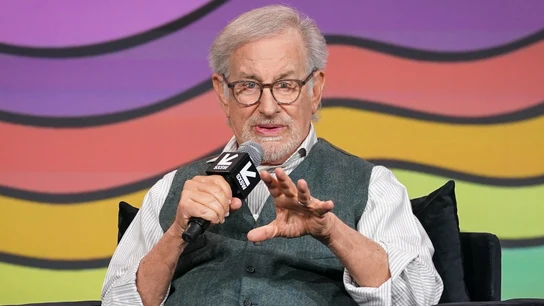 Steven Spielberg en una conferencia de prensa del festival SXSW Steven Spielberg en una conferencia de prensa del festival SXSW