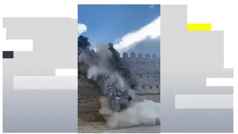 Se derrumba una torre del castillo de Escalona, en Toledo Se derrumba una torre del castillo de Escalona, en Toledo
