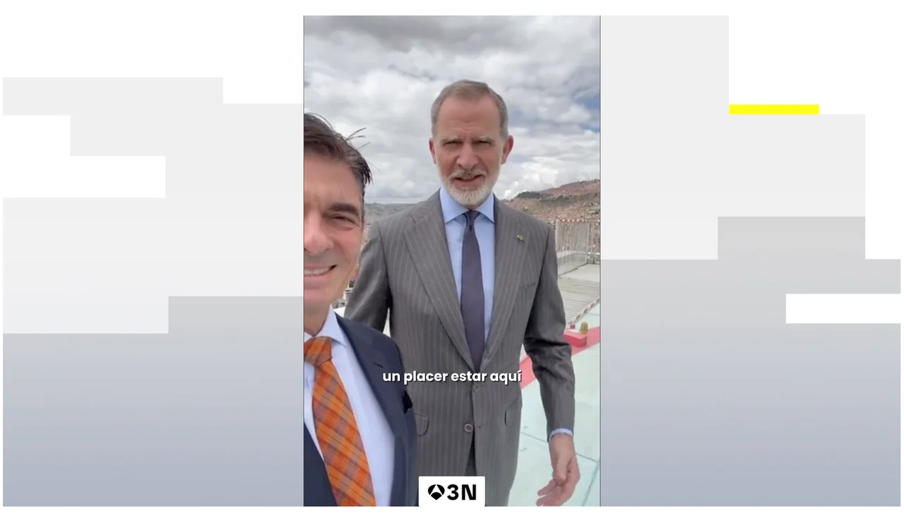 El rey se estrena en TikTok junto al presidente de Bolivia y apoya la “nueva etapa” del país