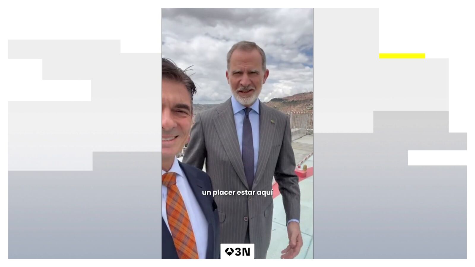 El rey se estrena en TikTok junto al presidente de Bolivia y apoya la “nueva etapa” del país