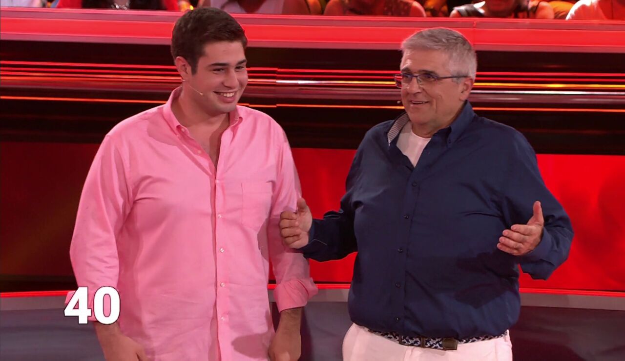 Andoni padre e hijo, concursantes de Atrapa un mill&oacute;n