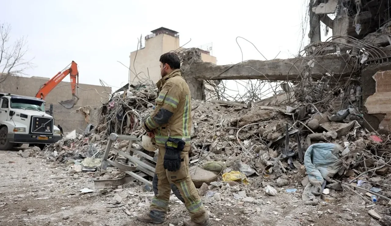 Daños en Teherán tras un ataque israelí