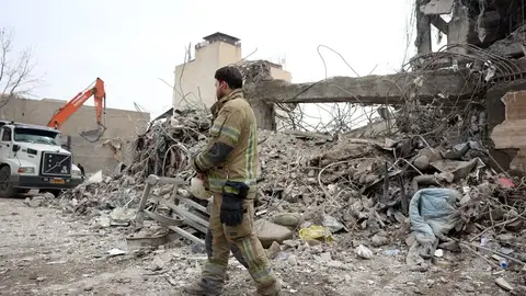 Daños en Teherán tras un ataque israelí Daños en Teherán tras un ataque israelí