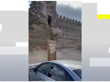 VÍDEO: Se derrumba una torre del castillo de Escalona, en Toledo VÍDEO: Se derrumba una torre del castillo de Escalona, en Toledo