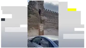 VÍDEO: Se derrumba una torre del castillo de Escalona, en Toledo VÍDEO: Se derrumba una torre del castillo de Escalona, en Toledo