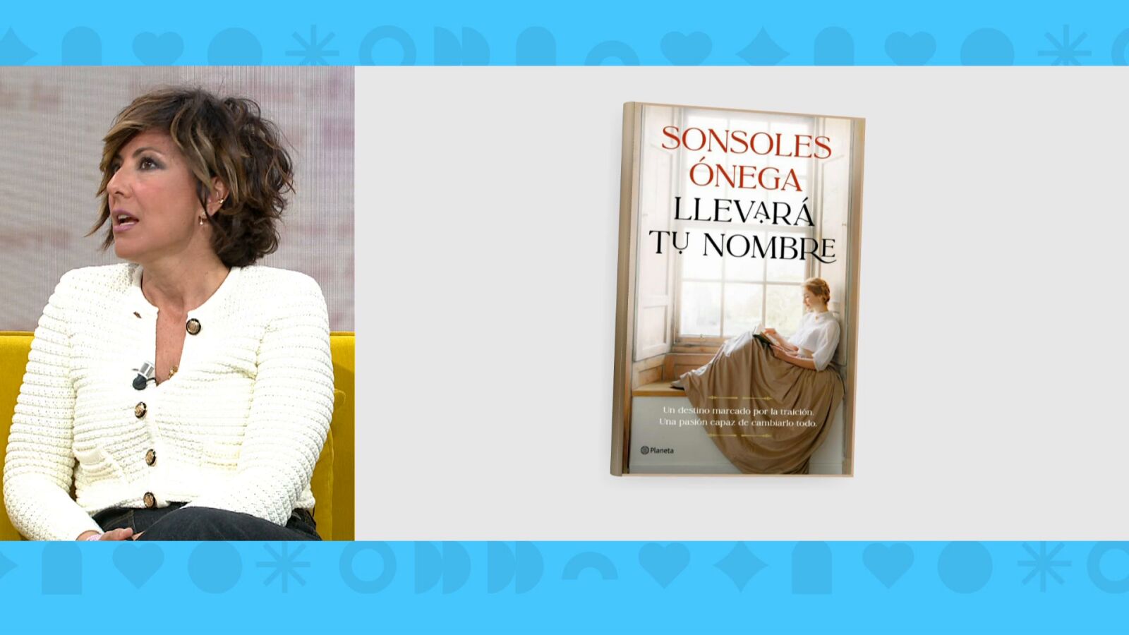 Sonsoles Ónega presenta 'Llevará tu nombre': 