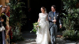 Luis Domecq y Myriam Gonzalo el d&iacute;a de su boda