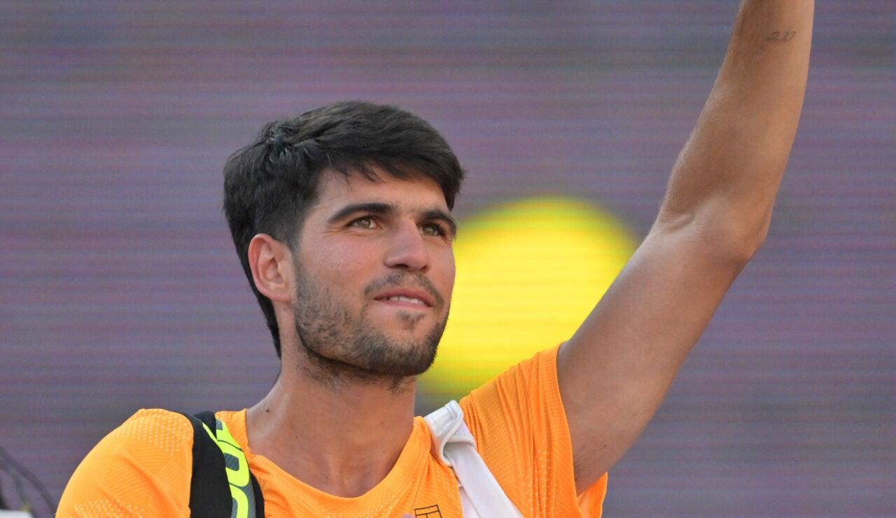 Carlos Alcaraz tras caer ante Medvedev en Indian Wells