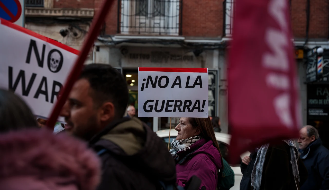 Manifestación contra la OTAN en Madrid