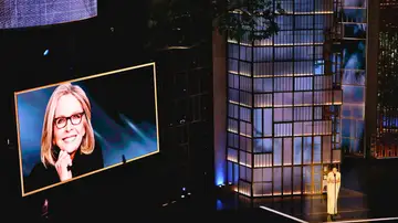 Diane Keaton y Rachel McAdams en el In Memoriam de los Oscar 2026 Diane Keaton y Rachel McAdams en el In Memoriam de los Oscar 2026