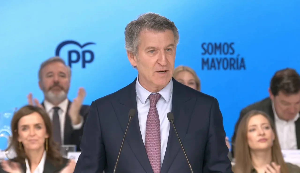 Feijóo, tras la victoria del PP en Castilla y León