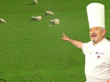&iexcl;Asistimos al nacimiento en directo de un cordero en Cocina abierta de Karlos Argui&ntilde;ano!