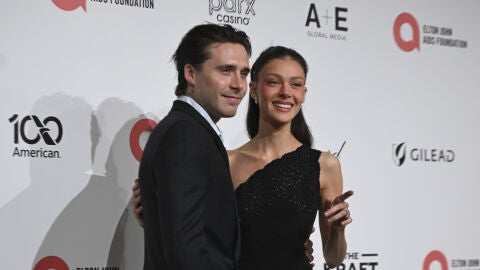 Brooklyn Beckham y Nicola Peltz en la post fiesta de los Óscar 2026